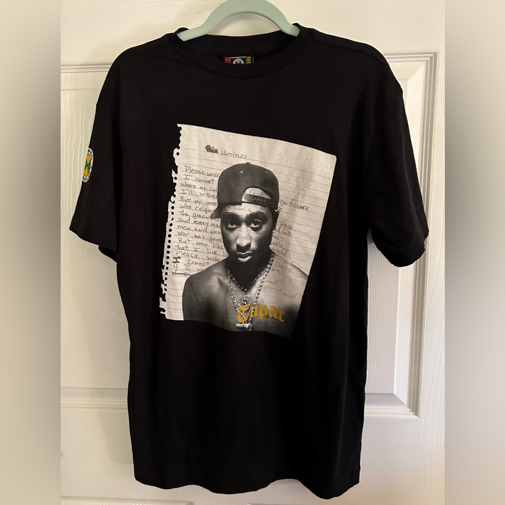 Cross Colours | Tupac Poet Vintage T-Shirt | Black - Picture 4 of 8